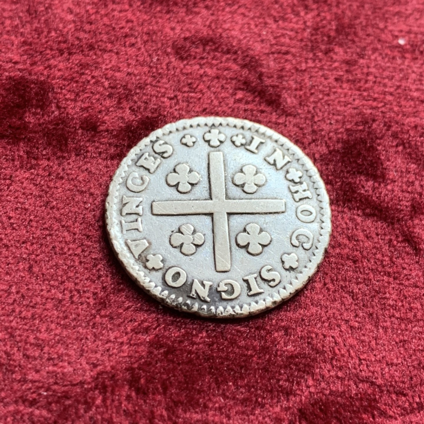 《竞宝斋》第55场-本周日，周一2场连拍（全场不限金额包邮） 西班牙十字1R银币，葡萄牙十字80里斯银币一对2枚