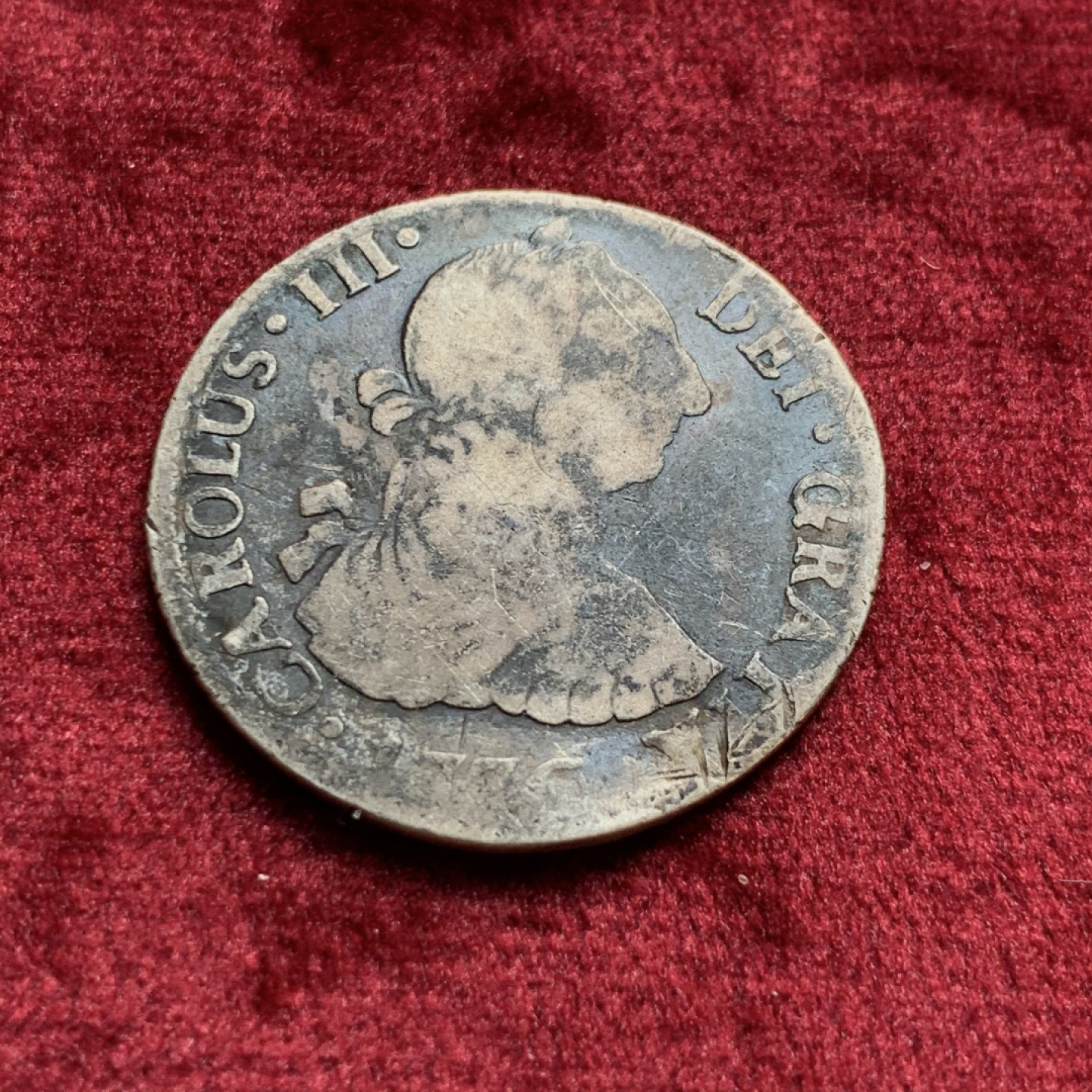 《竞宝斋》第55场-本周日，周一2场连拍（全场不限金额包邮） 西属玻利维亚卡四，西属智利卡三双柱2R银币2枚