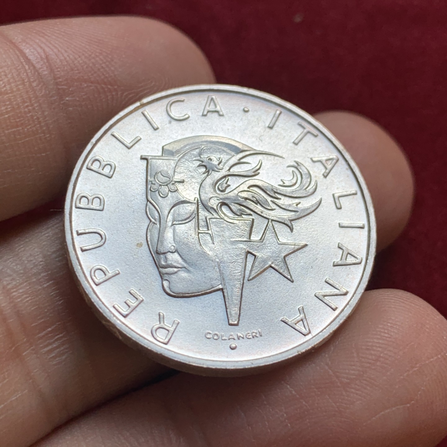 《竞宝斋》第55场-本周日，周一2场连拍（全场不限金额包邮） 意大利1988年500里拉 奥运  纪念银币