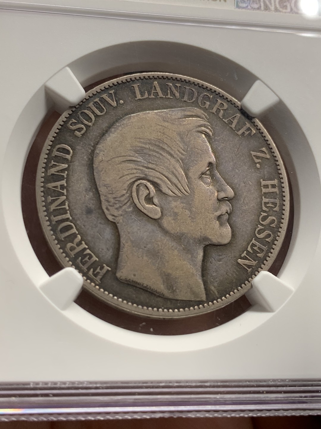 《竞宝斋》第55场-本周日，周一2场连拍（全场不限金额包邮） 德国黑森1858泰勒银币