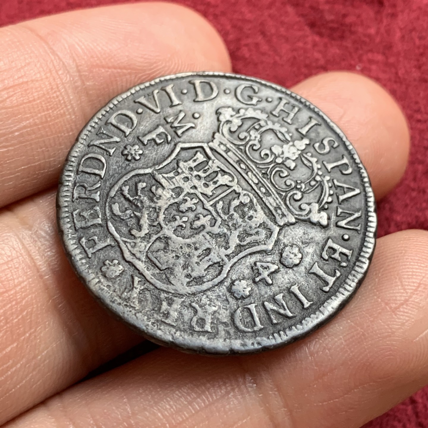 《竞宝斋》第55场-本周日，周一2场连拍（全场不限金额包邮） 西属墨西哥1754地球4R银币