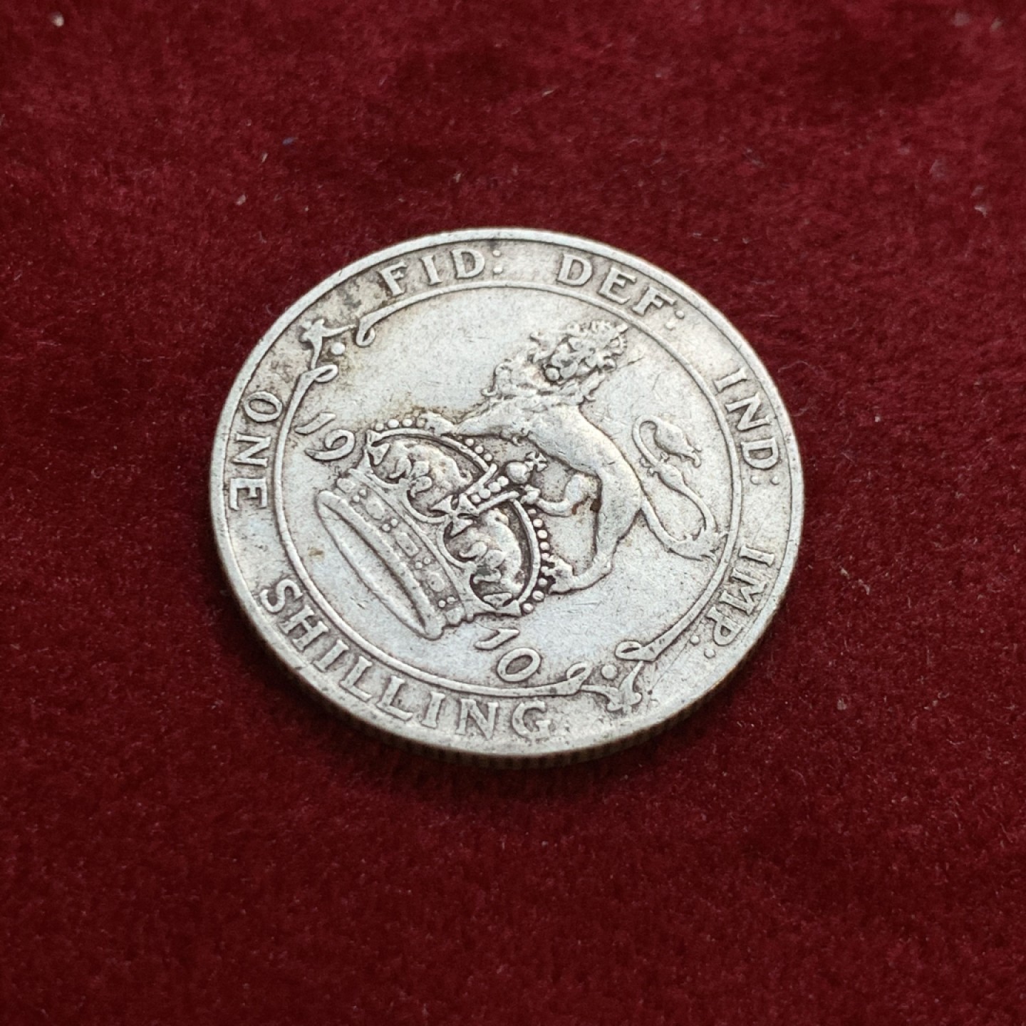 《竞宝斋》第55场-本周日，周一2场连拍（全场不限金额包邮） 英国 1910年 爱七 先令 银币