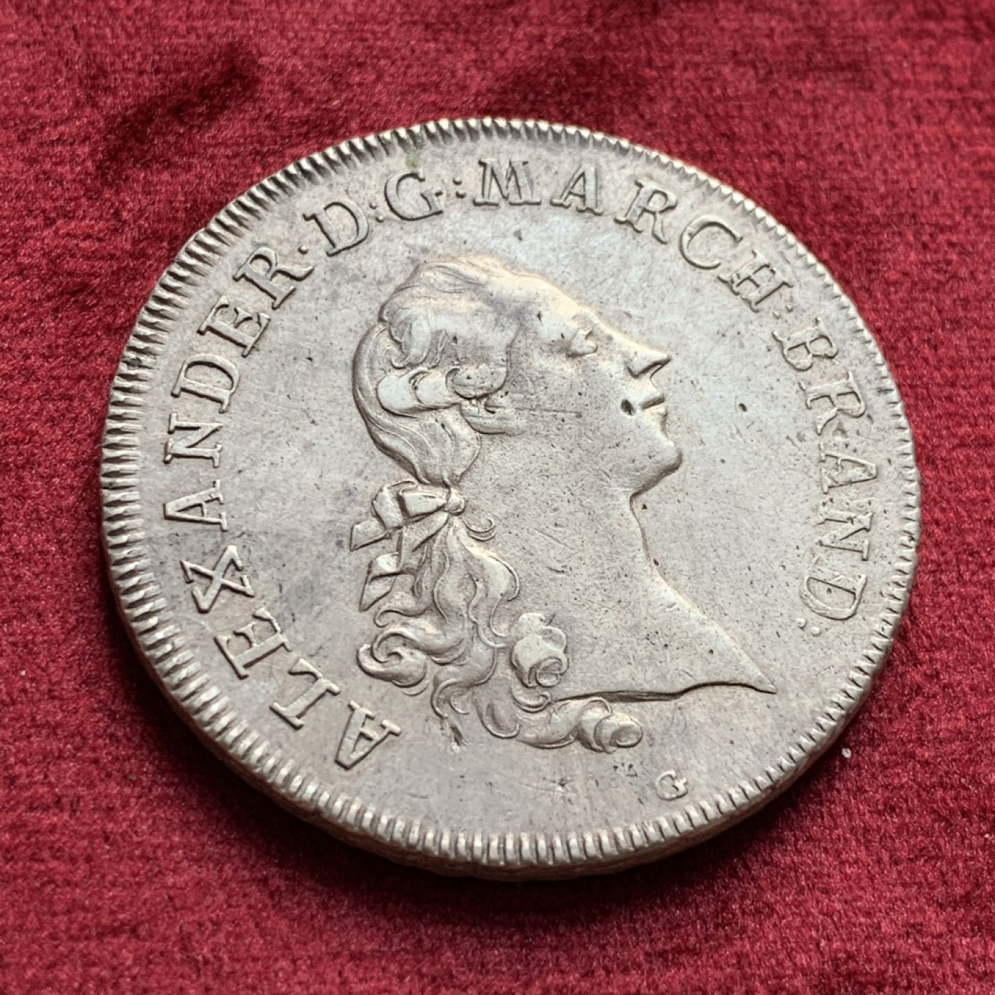 《竞宝斋》第55场-本周日，周一2场连拍（全场不限金额包邮） 德国勃兰登堡1774狮子泰勒银币