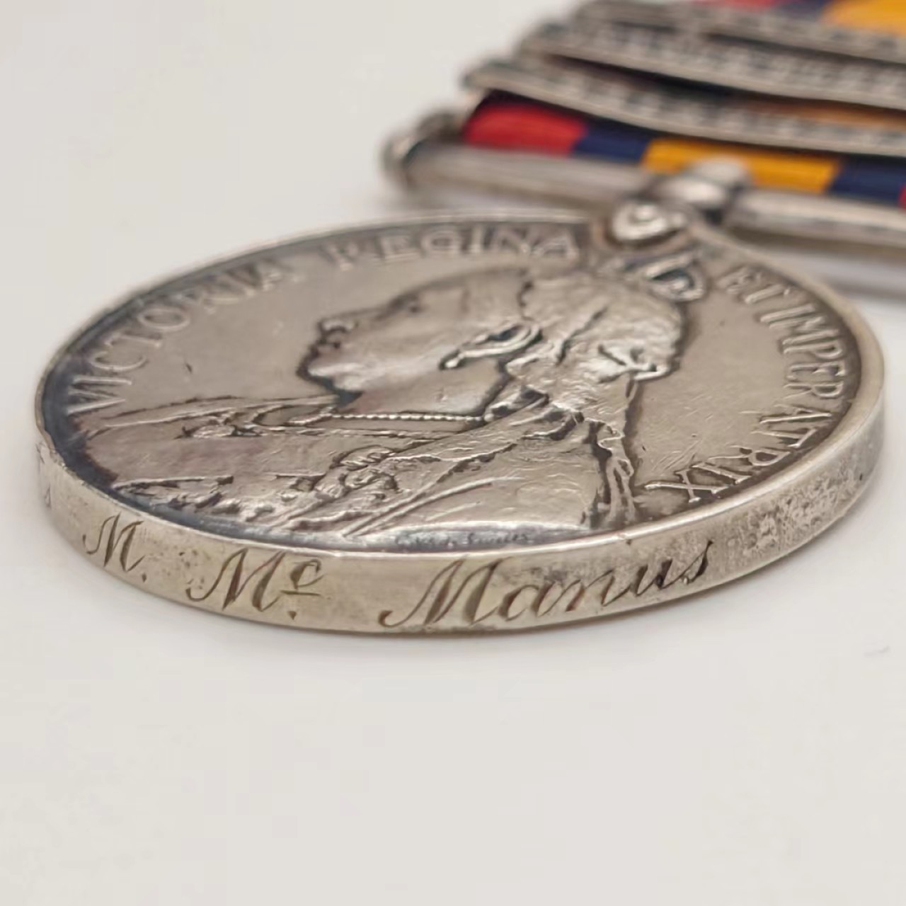 勋章奖章交易所5月14日群拍 幽灵版！英国女王版南非布尔战役奖章（银质）