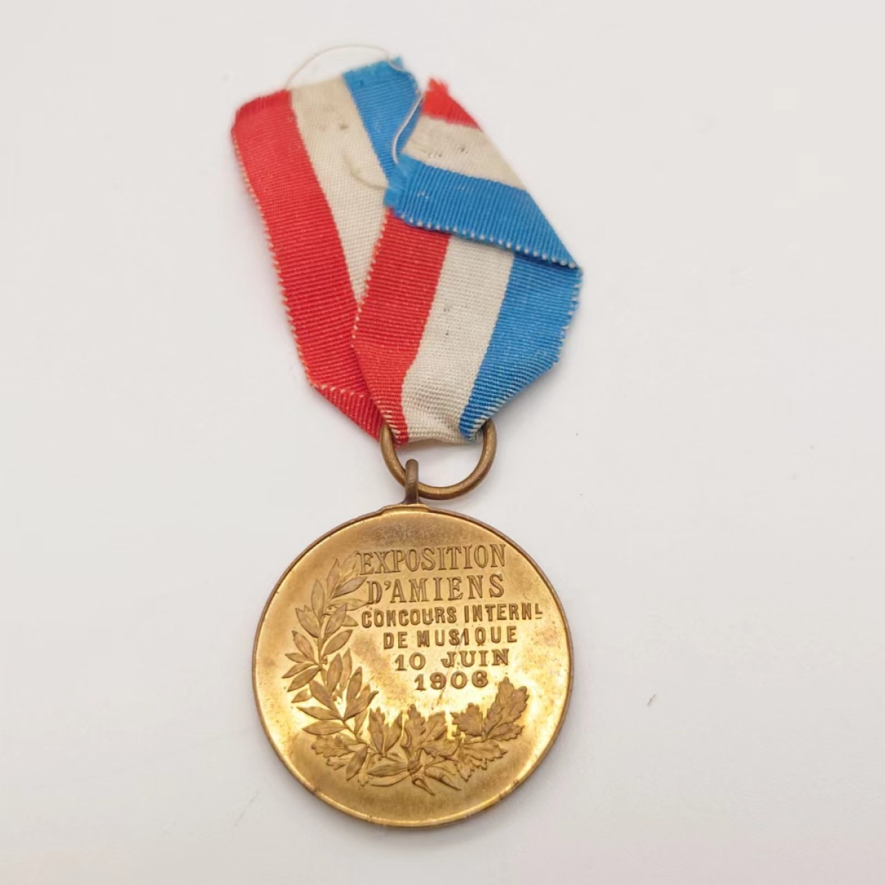 勋章奖章交易所5月14日群拍 法国1906年音乐博览会小章