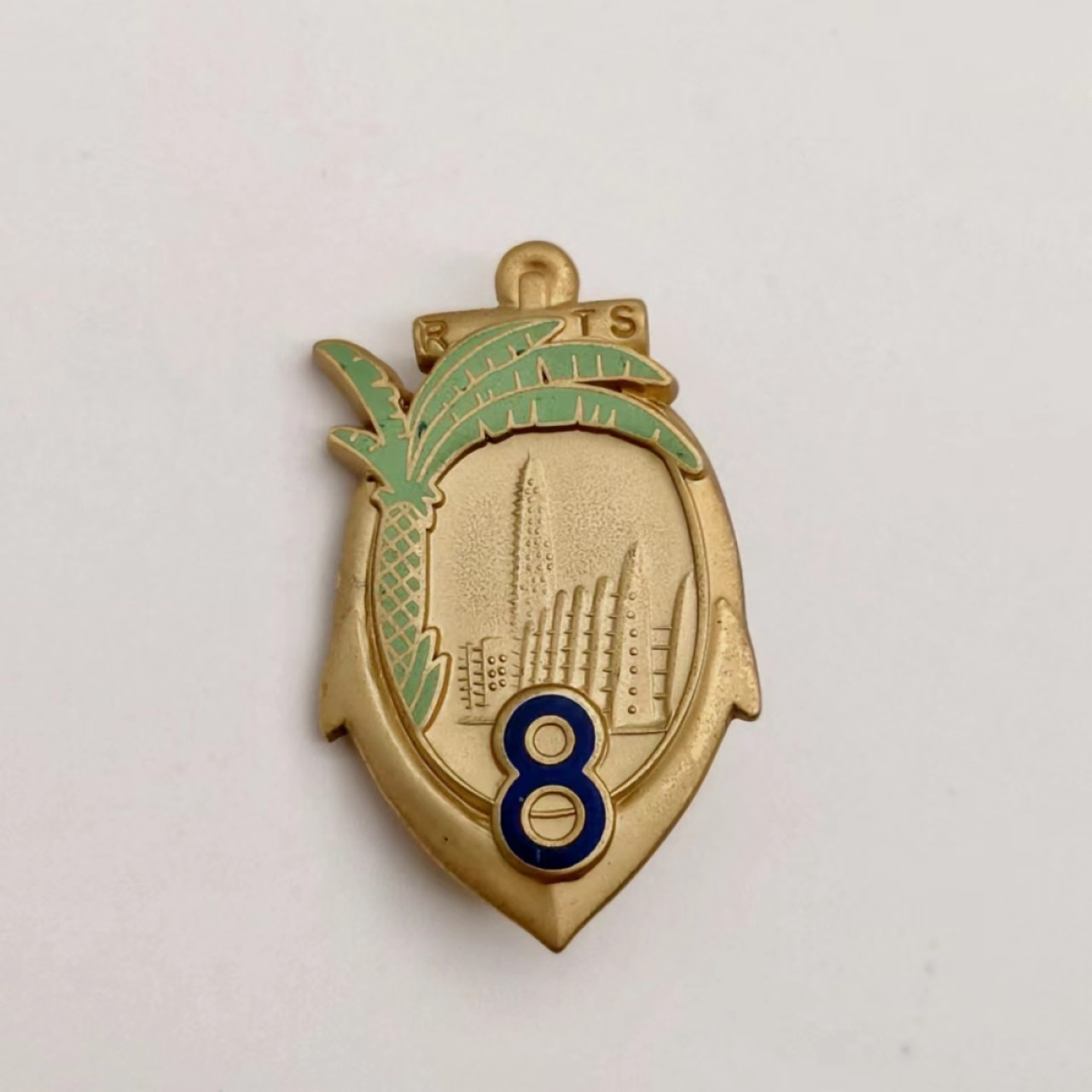 勋章奖章交易所5月14日群拍 法国第8塞内加尔团徽章