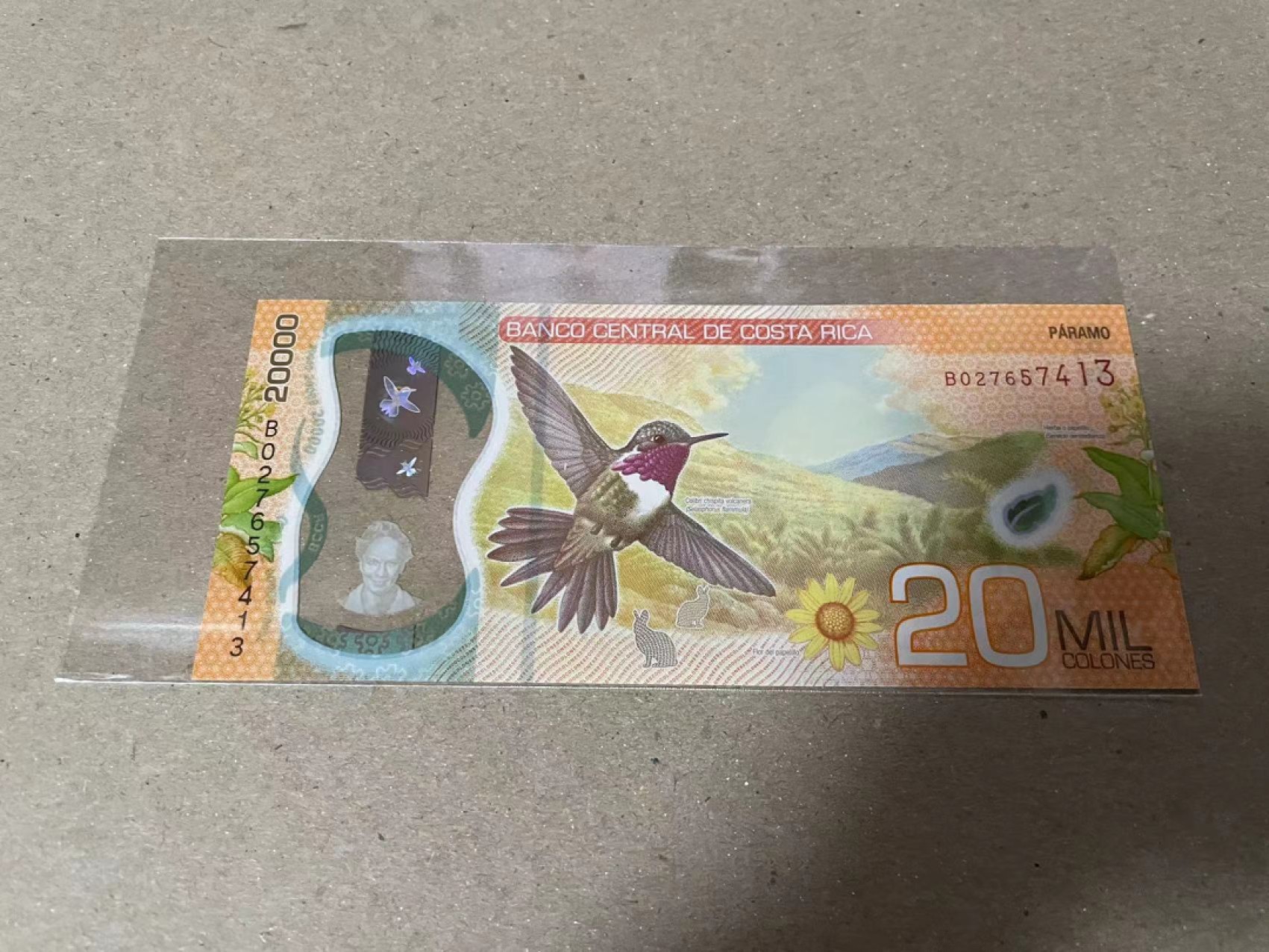 【Blue Auction】✨世界纸币精拍第183期——飞龙在天（共80拍） 哥斯达黎加2020年20000科朗 塑料钞全新UNC