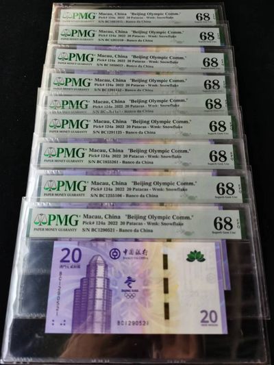 港澳纪念钞PMG团