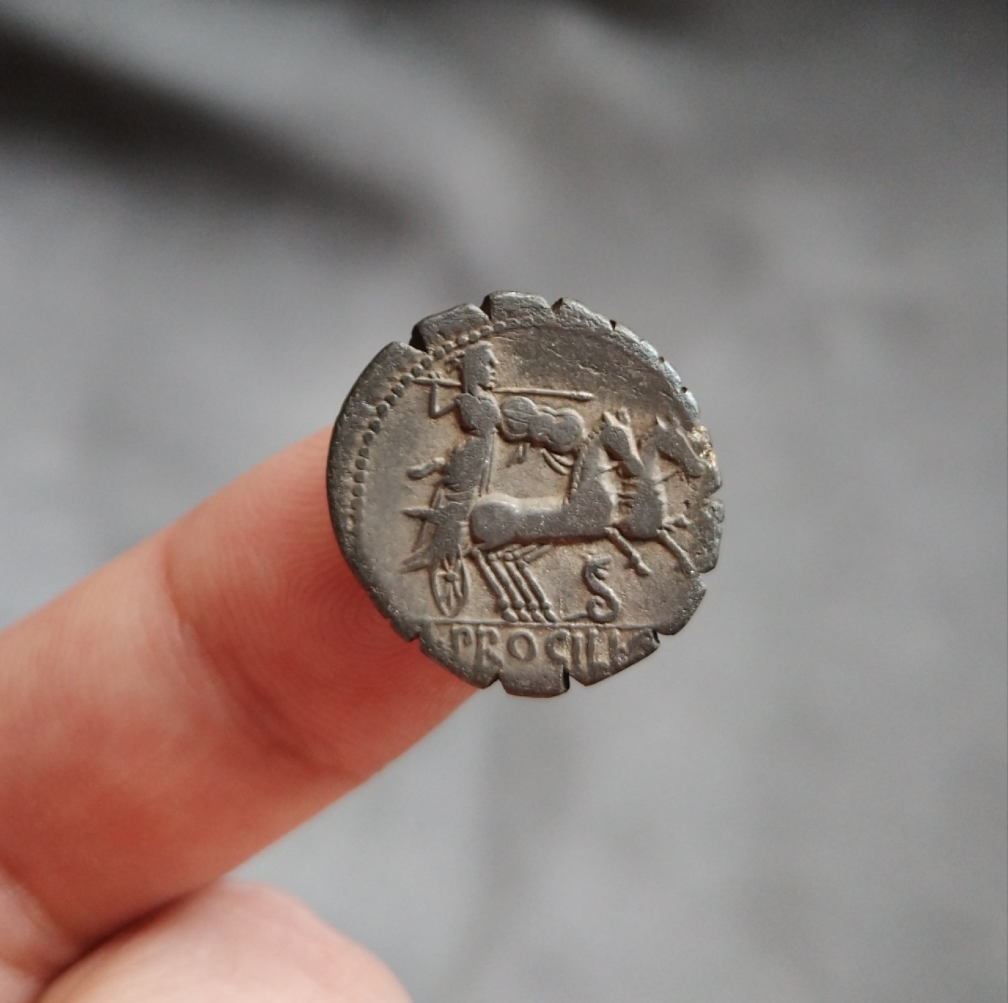 【古罗马币】将帅时代第纳尔银币天后朱诺银币
