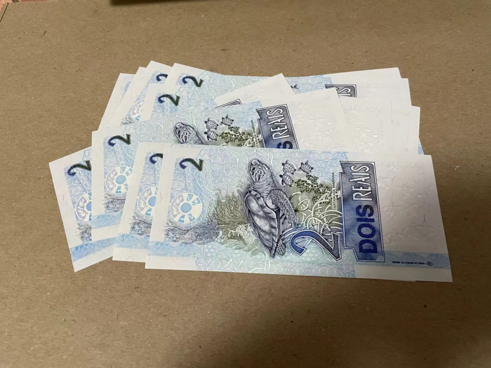 【Blue Auction】✨世界纸币精拍第183期——飞龙在天（共80拍） 【一组13张】巴西 2雷亚尔一组 海龟群 全新UNC