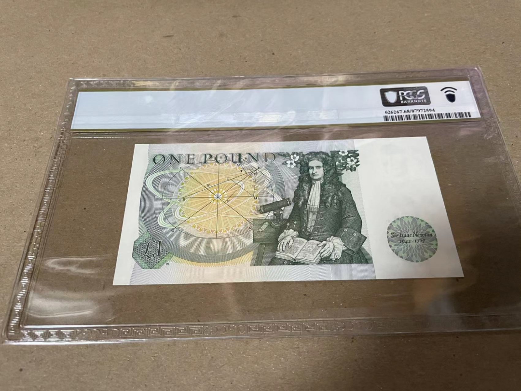 【Blue Auction】✨世界纸币精拍第183期——飞龙在天（共80拍） 英国 1981-84年1镑 PCGS68EPQ 