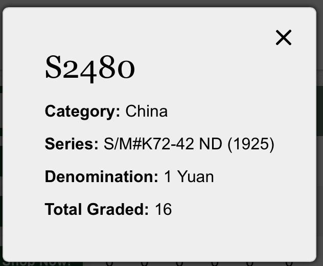 收藏联盟第161期 民国钞专场 1925年民国贵州银行一元 PMG40