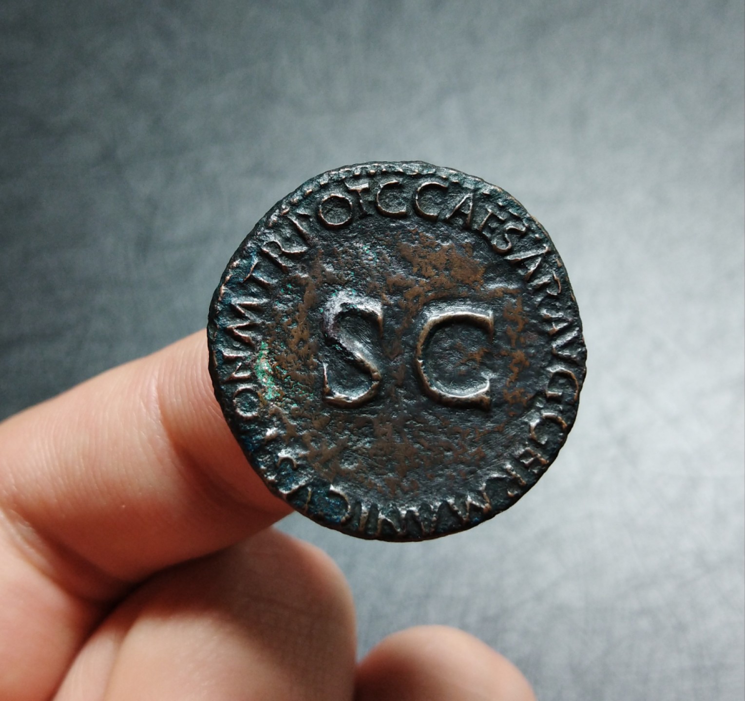 【古罗马币】日尔曼尼库斯铜币卡里古拉发行的追思铜币  【古罗马币】日尔曼尼库斯铜币卡里古拉发行的追思铜币 