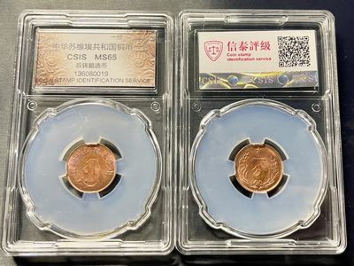 CSIS-GREAT评级精品钱币拍卖第一百四十三期 - 苏维埃 后铸 臆造币 CSIS 分数相同 品相随机