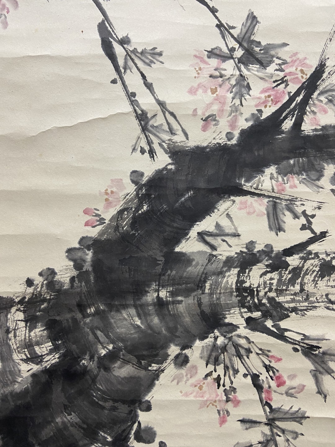 日本古画卷轴-樱花