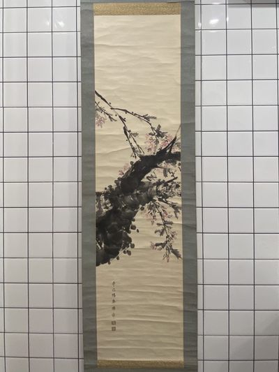 日本古画卷轴-樱花 - 日本古画卷轴-樱花