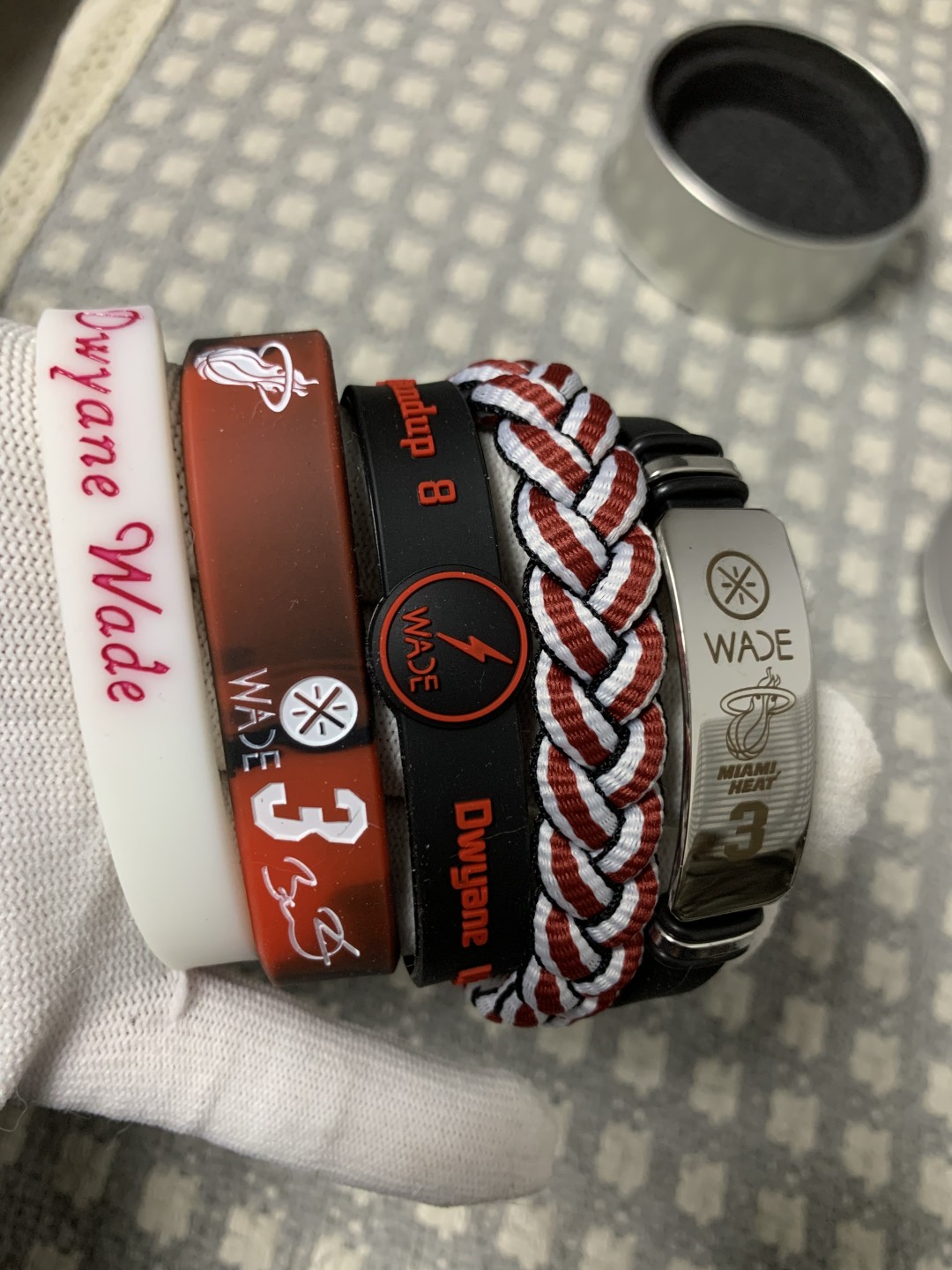 零元拍：韦德 篮球手环 赛季新款 五个装