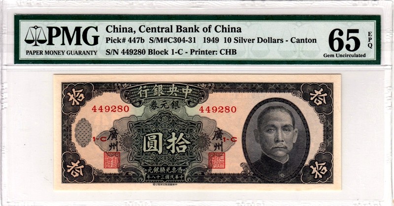中央银行，金圆券