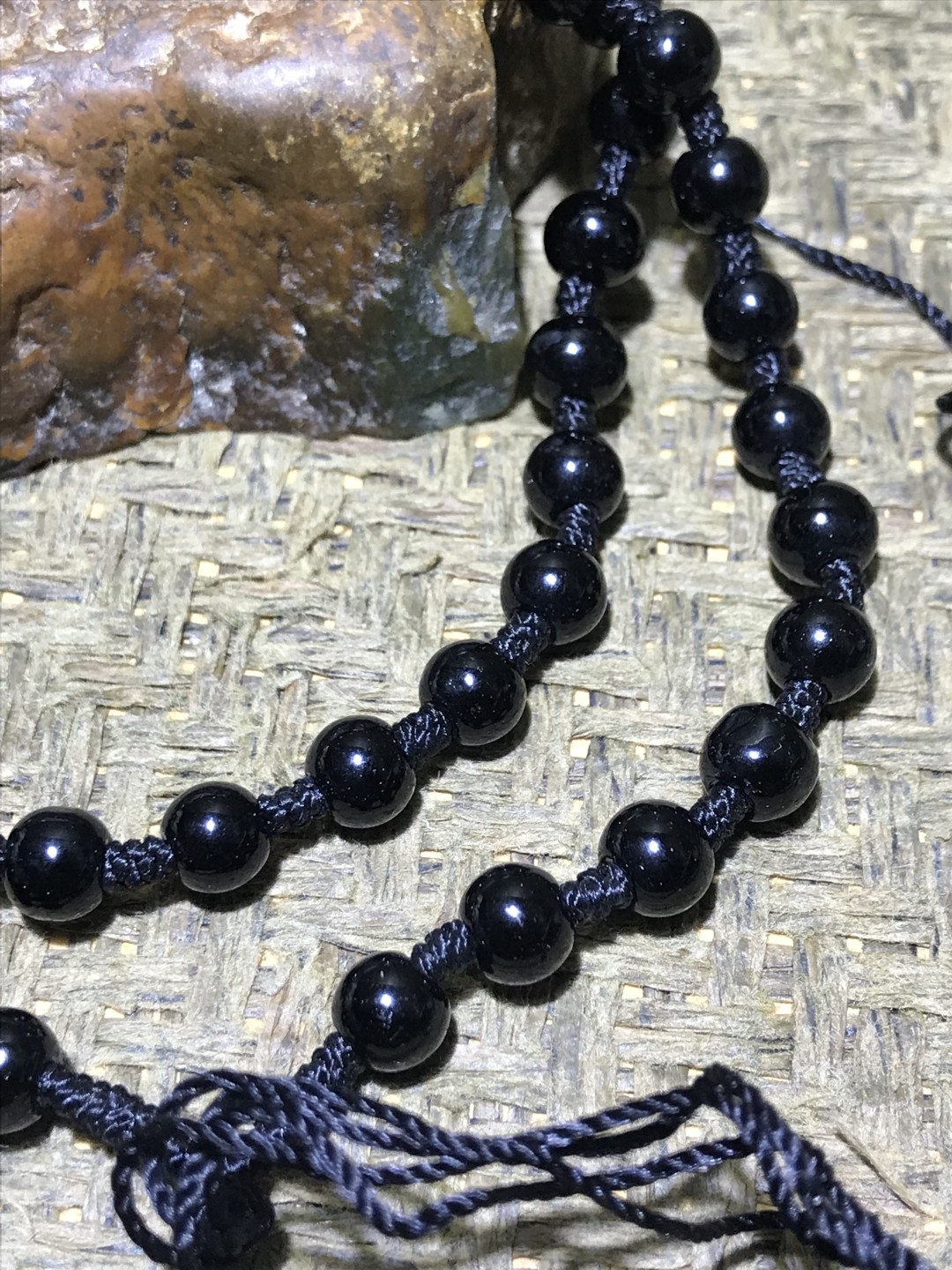 精美琉璃挂绳(把件绳)一条！