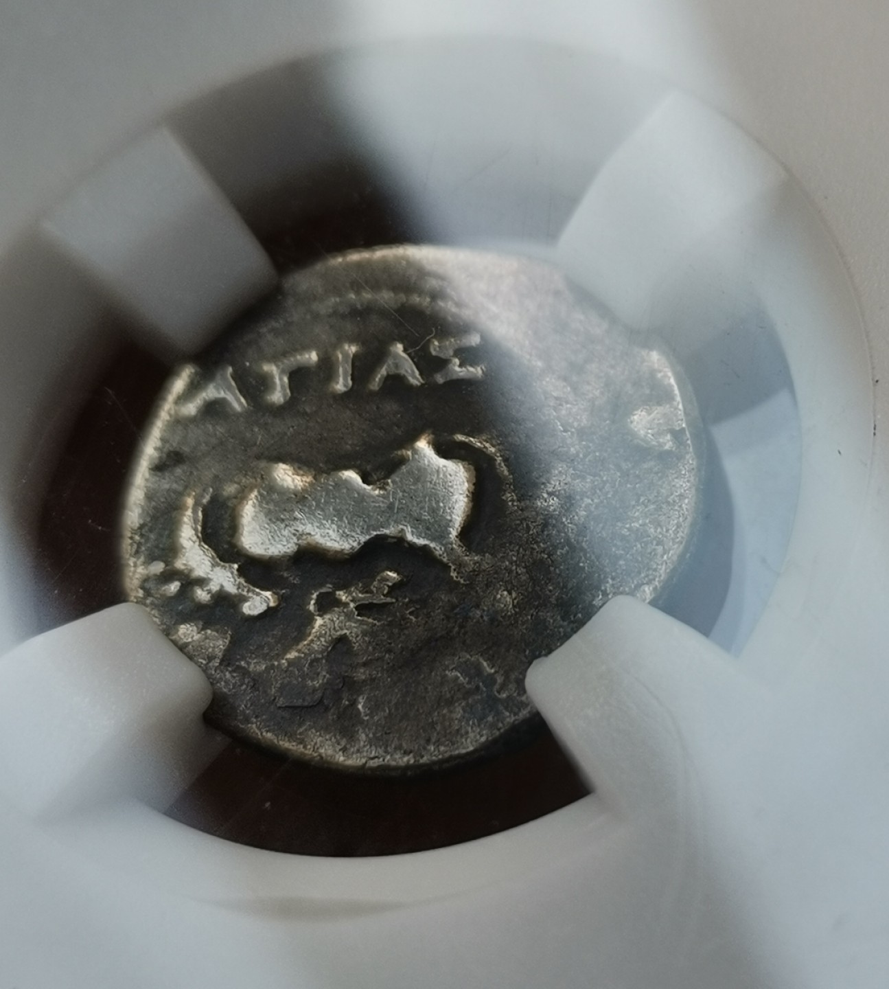 瓶子🏺第39期拍卖会 公元前200-80年古希腊伊利里亚母牛舔犊银币