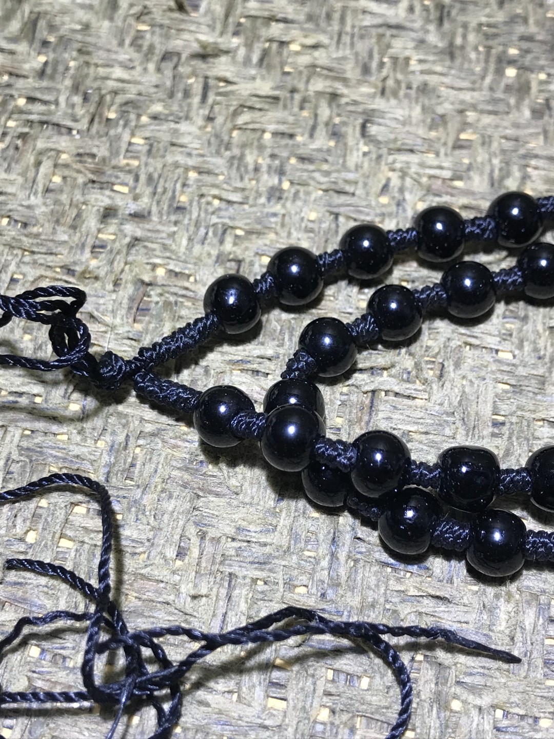 精美琉璃挂绳(把件绳)一条！