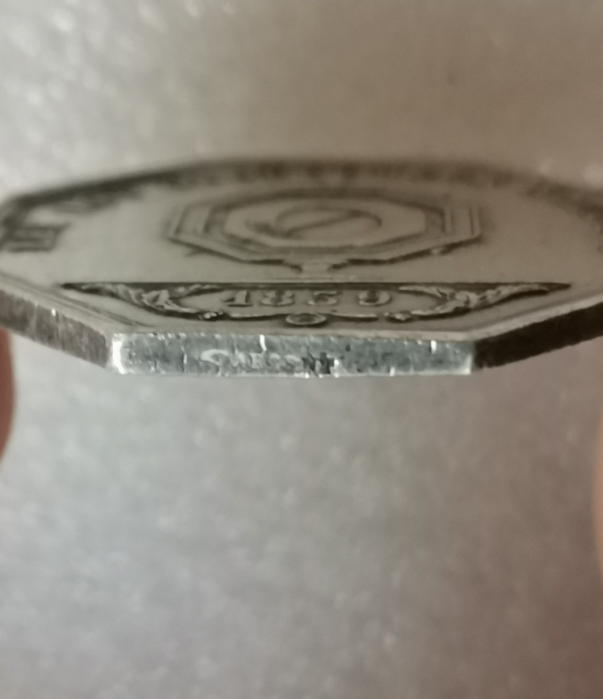 瓶子🏺第39期拍卖会 法国1839年里昂公证人JETON银质八角