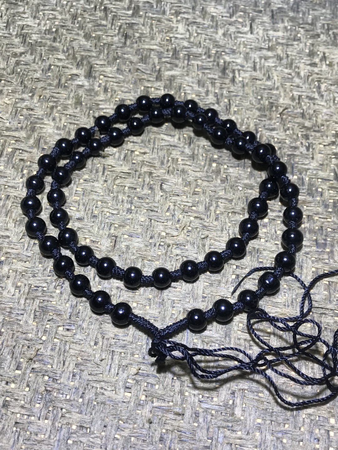 精美琉璃挂绳(把件绳)一条！