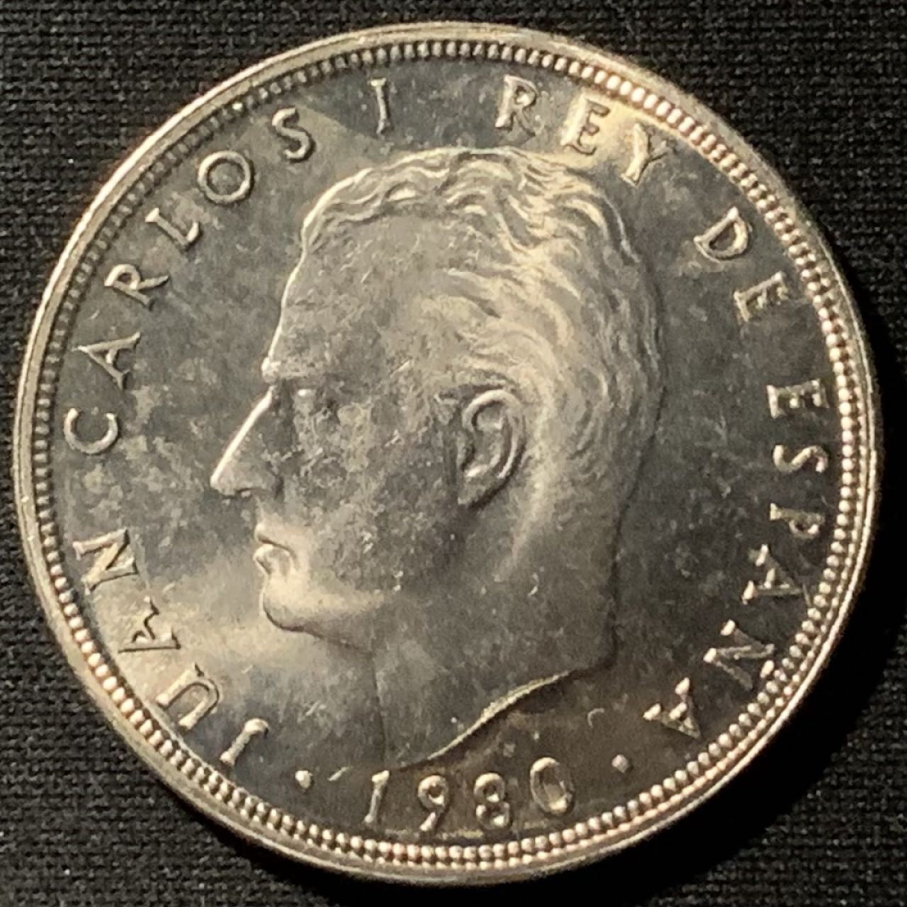 紫瑗钱币——第190期拍卖 西班牙 1980年 西班牙世界杯 100比塞塔 大镍币