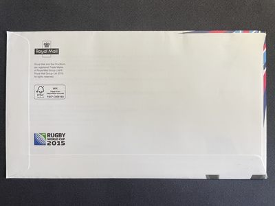 【第15期】莲池国际邮品拍卖 【英国】2015 橄榄球世界杯 套票官封 首日实寄澳洲