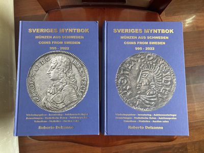 瑞典995-2022硬币目录，两册重约5.5公斤 - 瑞典995-2022硬币目录，两册重约5.5公斤