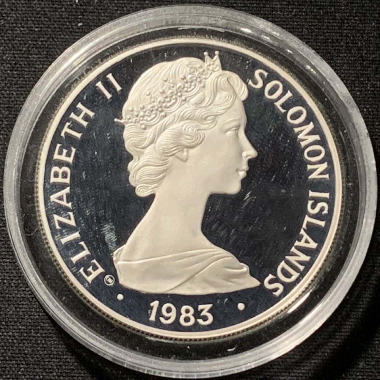 紫瑗钱币——第190期拍卖 所罗门群岛 1983年 国际儿童年 5元 28.9克 0.925银 精制