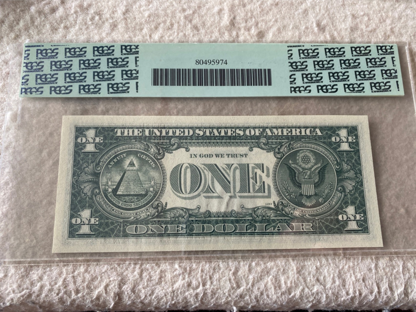 收藏联盟第163期拍卖 外国钞场 今晚七点不见不散 1969年美国1元 财长亲笔签名 PCGS65PPQ