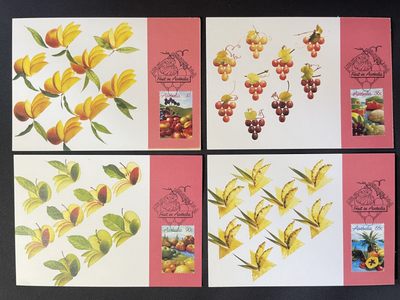 【第15期】莲池国际邮品拍卖 【澳大利亚】1987 水果 极限片