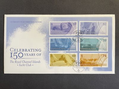 【第15期】莲池国际邮品拍卖 【根西岛】2012 皇家海峡群岛游艇俱乐部150周年 套票官封