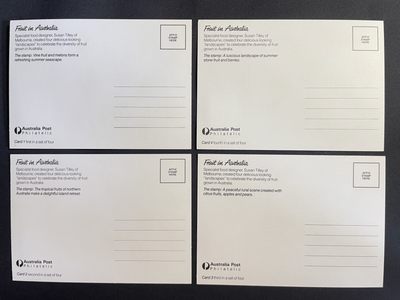 【第15期】莲池国际邮品拍卖 【澳大利亚】1987 水果 极限片