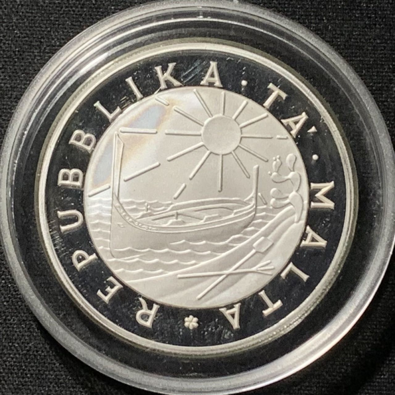 紫瑗钱币——第190期拍卖 马耳他 1981年 国际儿童年 5磅 28.25克 0.925银 精制