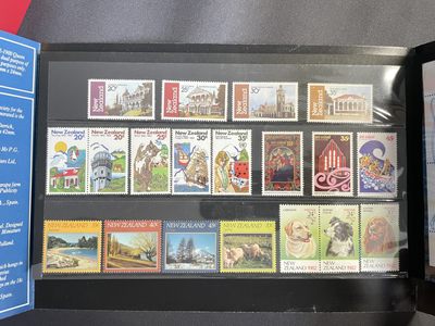【第15期】莲池国际邮品拍卖 【新西兰】1982年年票邮折 全新