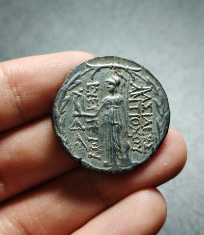 【古希腊币】塞琉古帝国安条克七世四德银币 【古希腊币】塞琉古帝国安条克七世四德银币