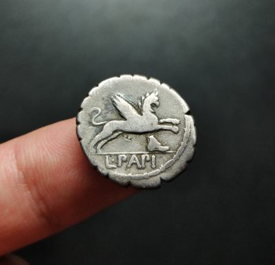 【古罗马币】共和时期天后朱诺和狮鹫银币   - 【古罗马币】共和时期天后朱诺和狮鹫银币  