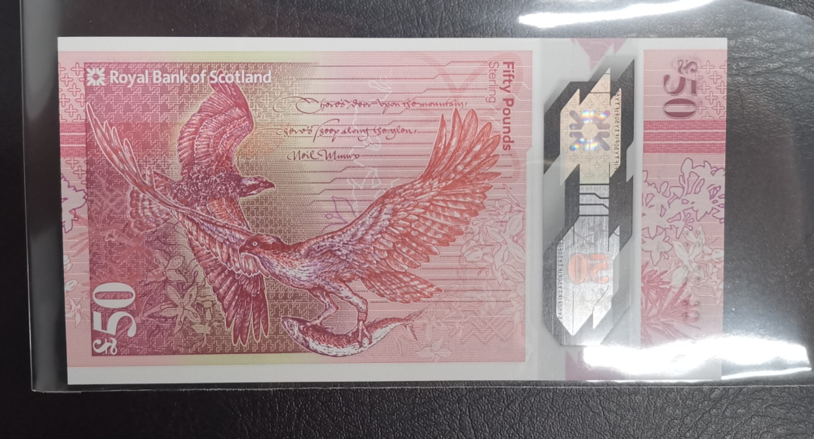 《张总收藏》59期——外币高分精品小场 苏格兰皇家银行50镑AA冠无47靓号 全新UNC 2021年 弗洛拉·史蒂文森，苏格兰女性教育家，英国社会改革者
