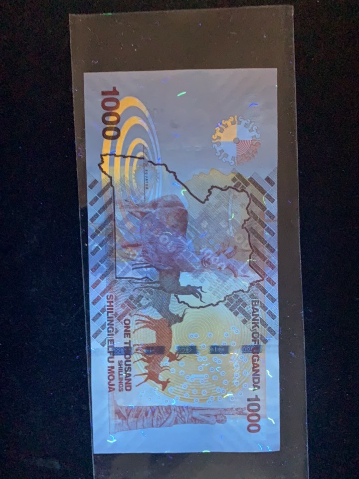 北极狼收藏11$ 非洲 乌干达2017年版1000先令独立纪念碑世界最美纸币赤羚