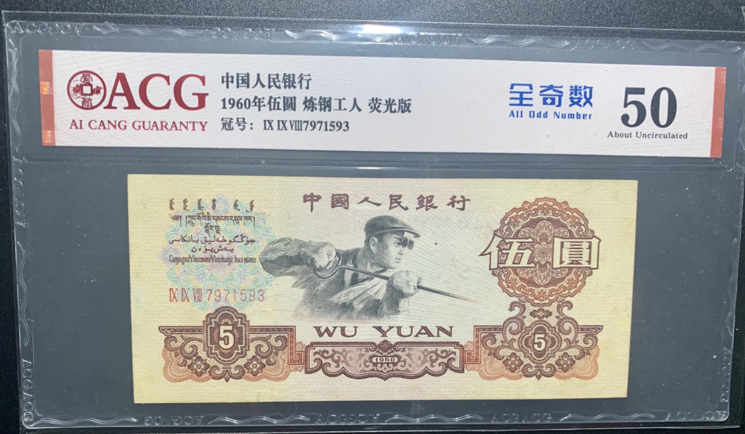 北极狼收藏8$ 炼钢工人·全奇数