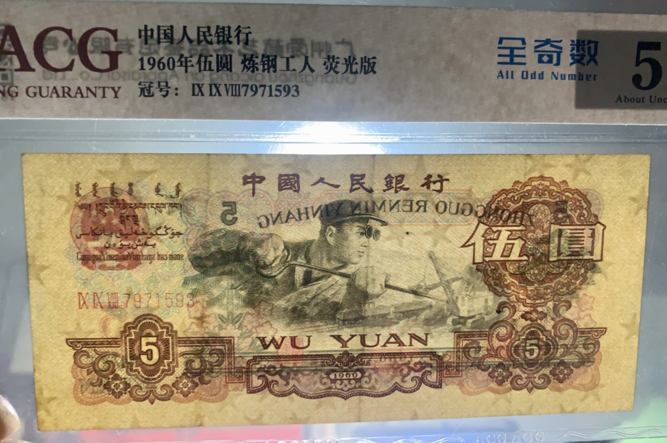 北极狼收藏8$ 炼钢工人·全奇数