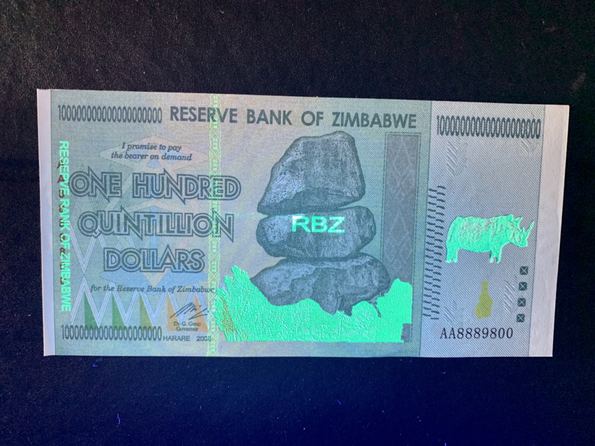 北极狼藏苑社捡漏专场. 津巴布韦测试钞
