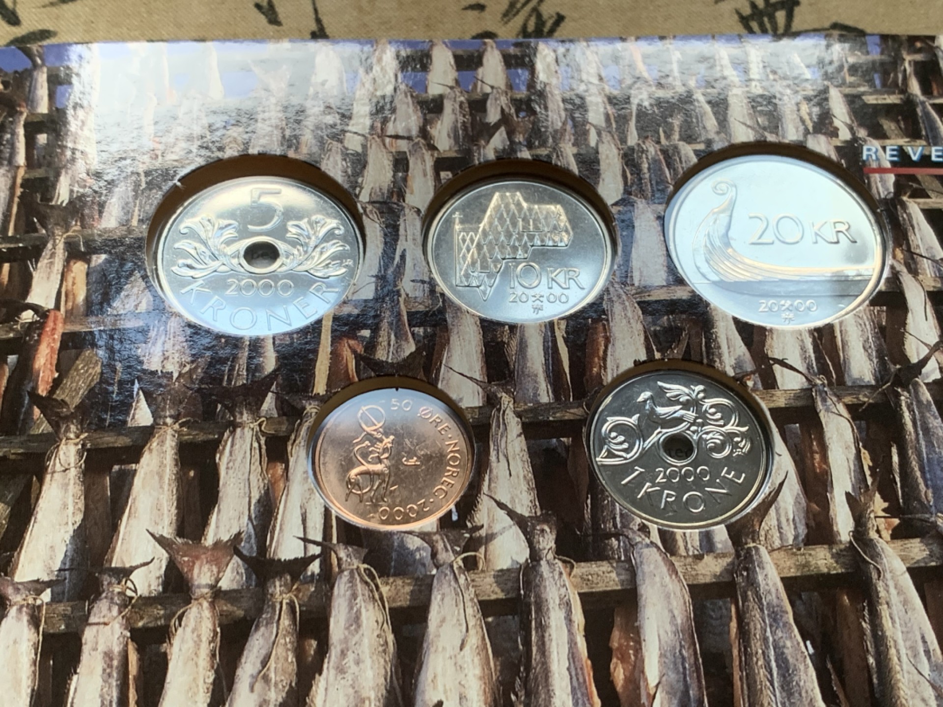 《竞宝斋》第59场-本周日，周一2场连拍（全场不限金额包邮） 挪威2000年套币