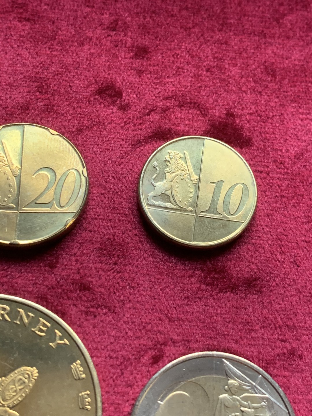 《竞宝斋》第59场-本周日，周一2场连拍（全场不限金额包邮） 奥尔德尼岛2004年欧元试铸样币