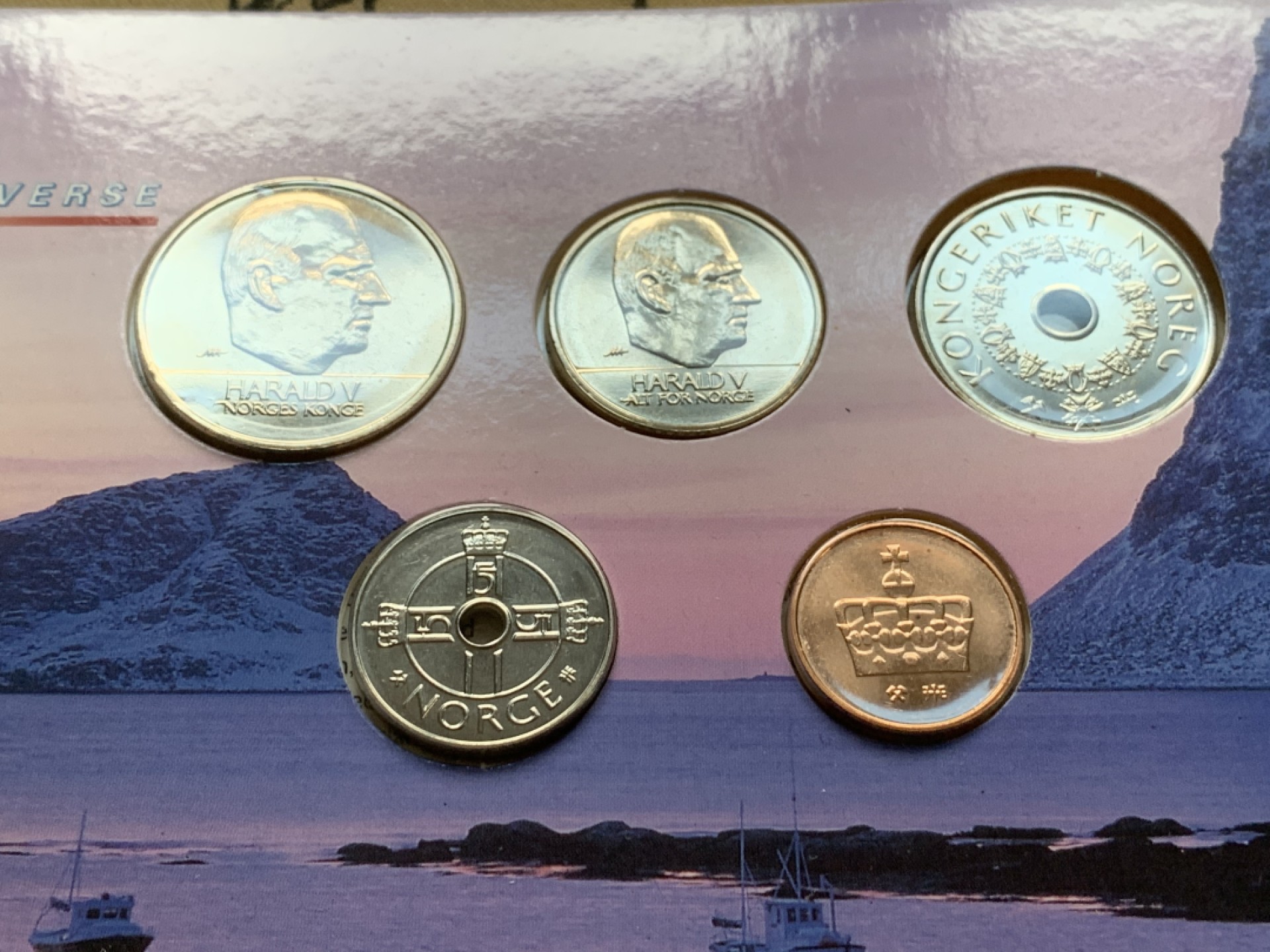 《竞宝斋》第59场-本周日，周一2场连拍（全场不限金额包邮） 挪威2000年套币