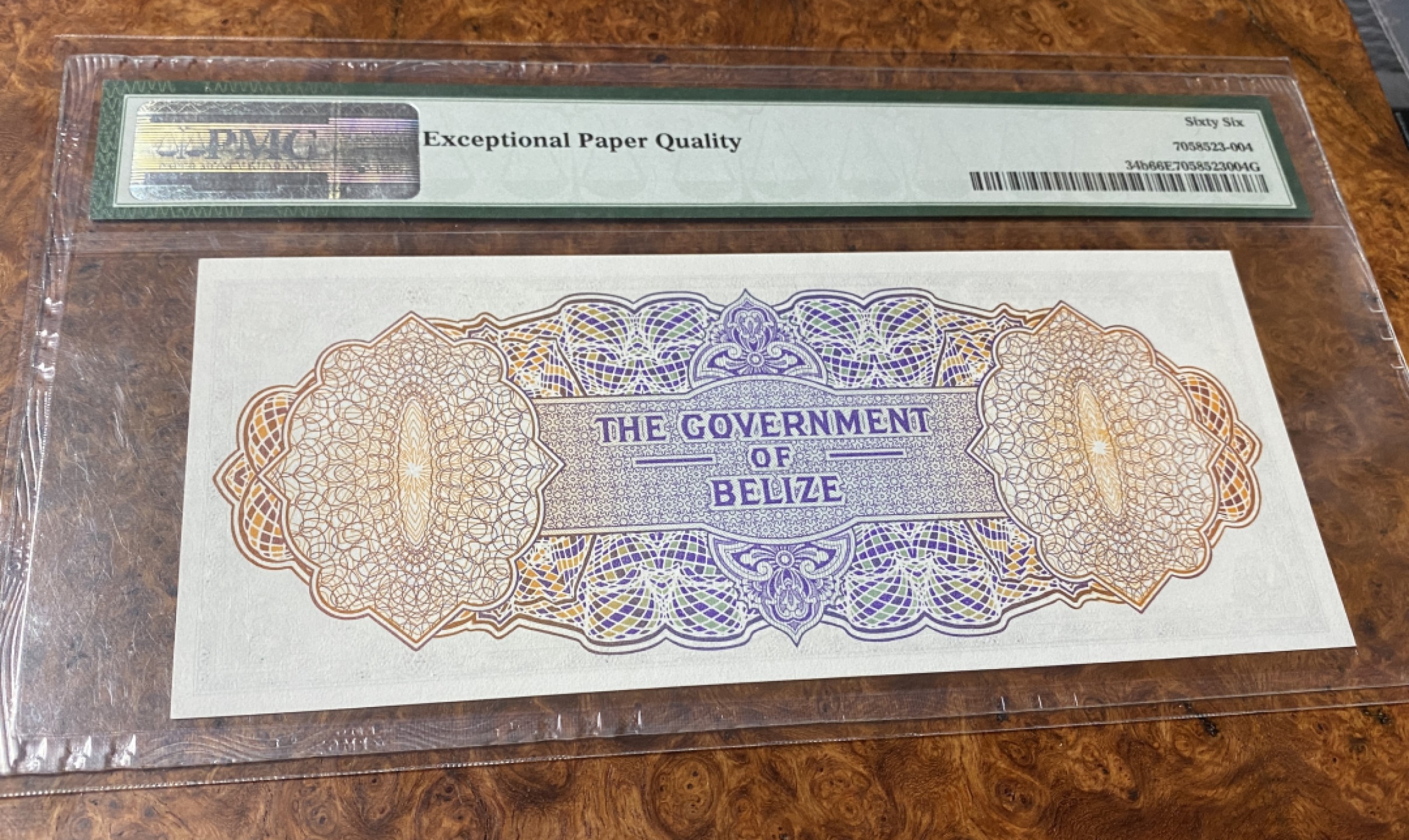 Chase Auction 第11期- - 中外纸币、民国钞联拍！ 1975年伯利兹2元，PMG66分，大冠女王！