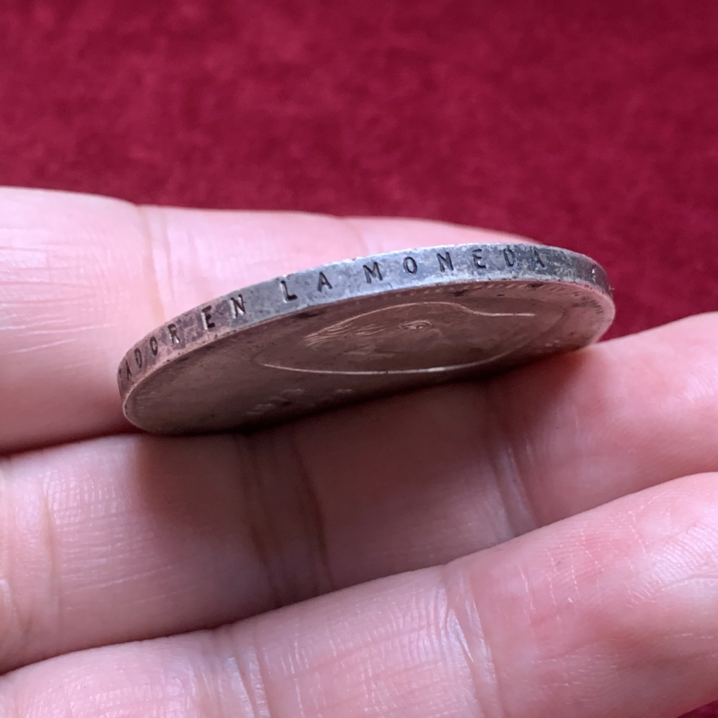 《竞宝斋》第59场-本周日，周一2场连拍（全场不限金额包邮） 委内瑞拉1973年西蒙玻利瓦尔10波利瓦30克大银币