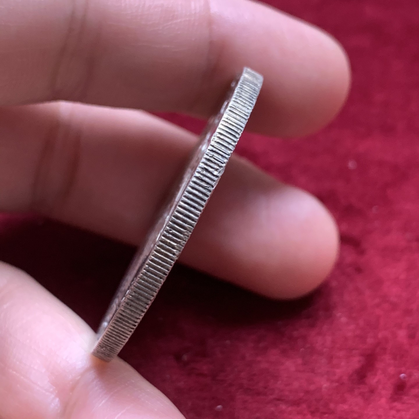 《竞宝斋》第59场-本周日，周一2场连拍（全场不限金额包邮） 埃及 1956年 自由战士 50皮亚斯特雷 大银币 转光 顶级品相 可送评